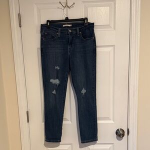 Levi's Distressed Boyfriend Jeans
